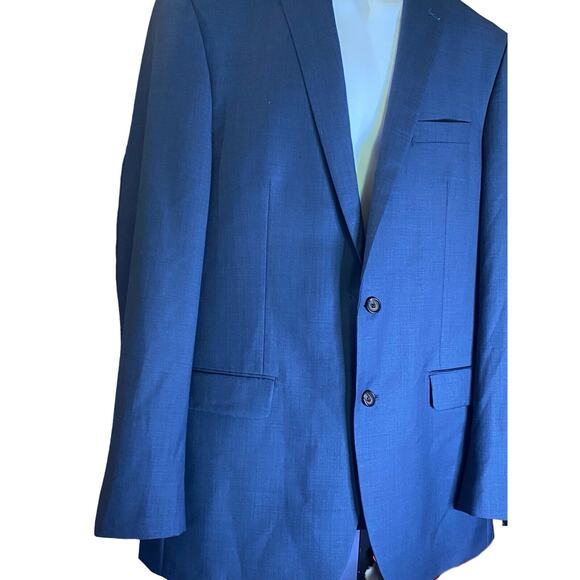 Ralph Ralph Lauren Classic Blue Mens 44L Wool Quiet Lux Style Sports Jacket - Picture 2 of 16